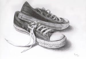 Knackered Converse by Muna Zuberi